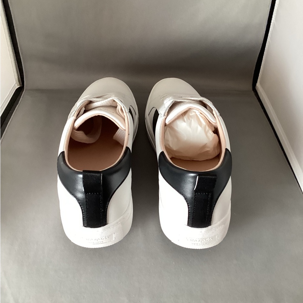 Kate Spade white with black Ardon sneaker shoes - Picture 7 of 10